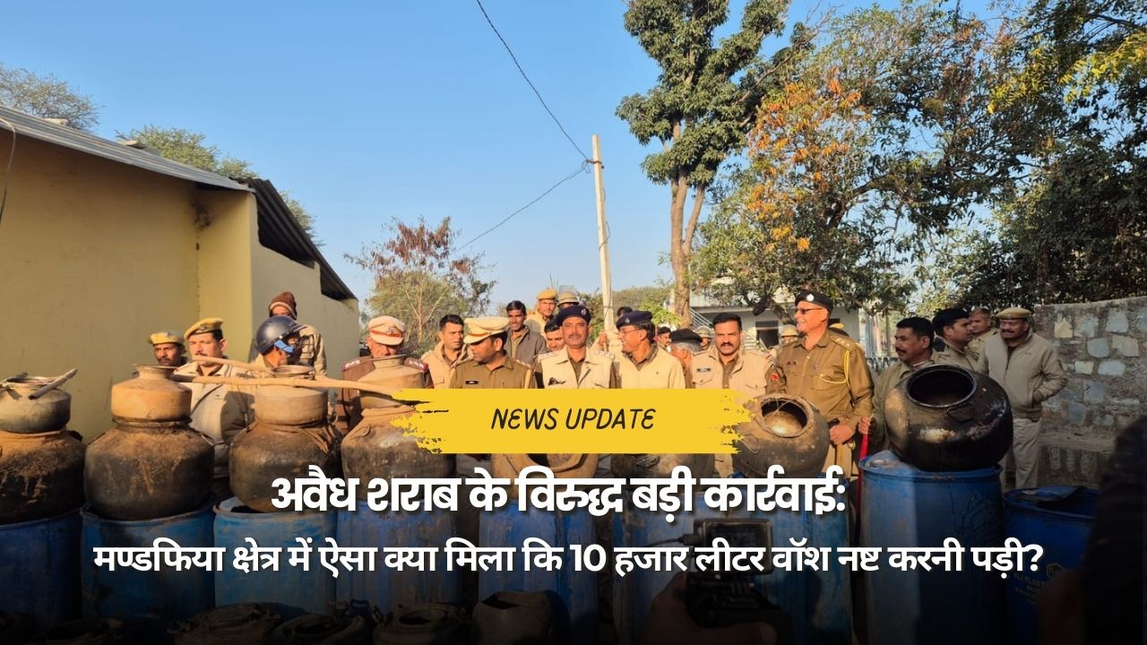 जब्त शराब की तस्वीर