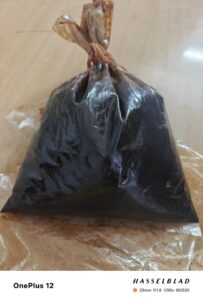 जब्त की गई अफीम की तस्वीर